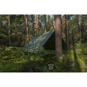 PLANDEKA 3 X 4M 90 G KAMUFLAŻOWA CAMOFOREST