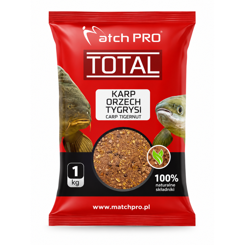 TOTAL KARP ORZECH TYGRYSI Zanęta MatchPro 1kg