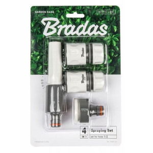 Zestaw zraszający na wąż 1/2" 4 el. WL-5500-12K Bradas