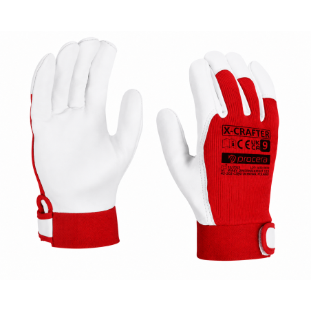 RĘKAWICE WZMOCNIONE KOZIĄ SKÓRĄ X-CRAFTER PROCERA