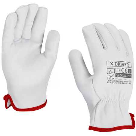 RĘKAWICE CAŁOSKÓRZANE X-DRIVER PROCERA