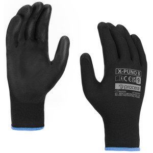 RĘKAWICE OCHRONNE POWLEKANE PU X-PUNO BLACK PROCERA