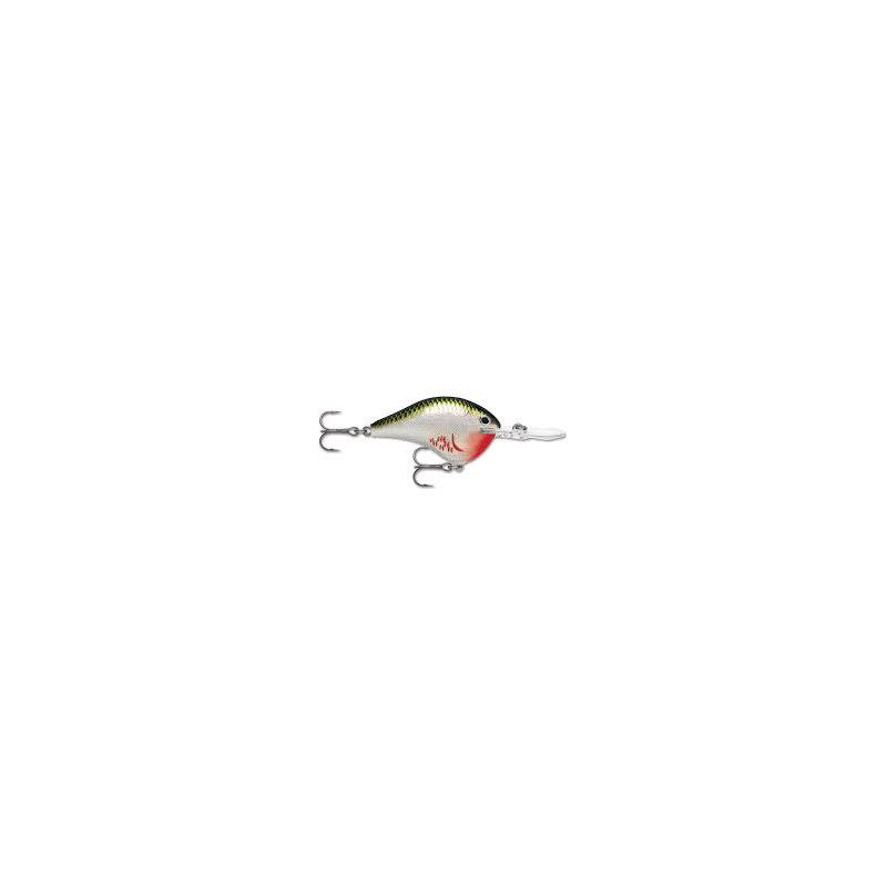 WOBLER RAPALA Dives To 12 Bleeding Olive Shiner