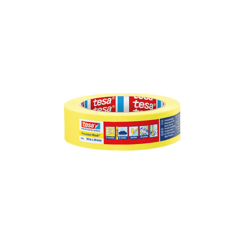 TESA Taśma malar. precyz. 5MSC WASHI 50mx30mm ŻÓŁ
