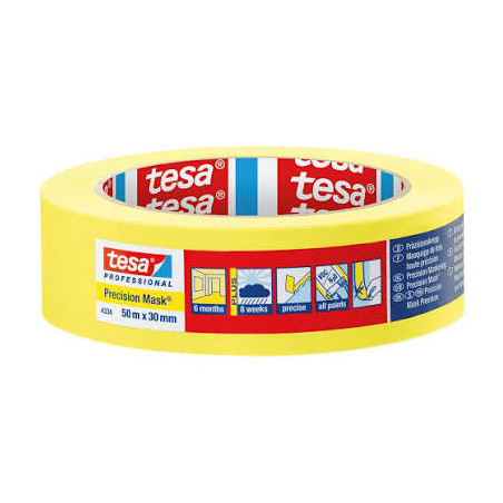 TESA Taśma malar. precyz. 5MSC WASHI 50mx30mm ŻÓŁ