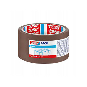 TESA Taśma pakowa brązowa BASIC 40mx45mm