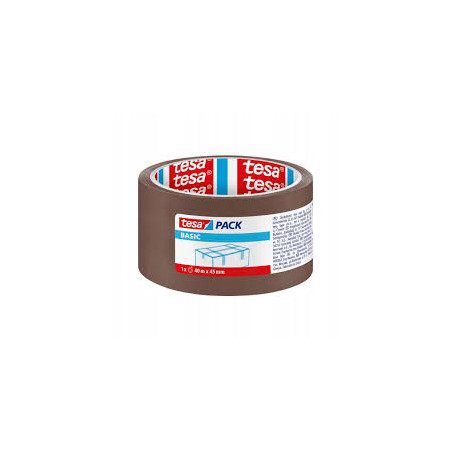TESA Taśma pakowa brązowa BASIC 40mx45mm