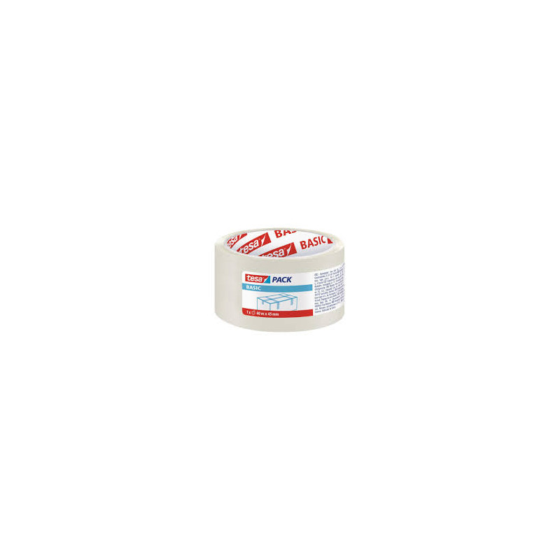 TESA Taśma pakowa przezroczysta BASIC 40mx45mm