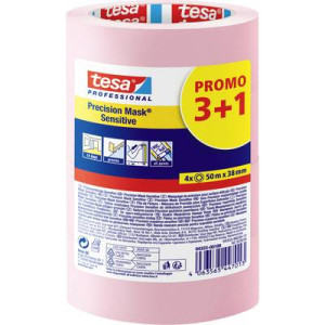TESA Zestaw taśm WASHI MULTI 3+1 50mx38mm