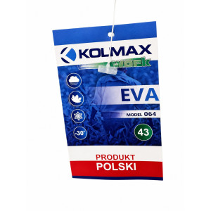 LEKKIE KALOSZE MĘSKIE OCIEPLANE KOLMAX 064 EVA