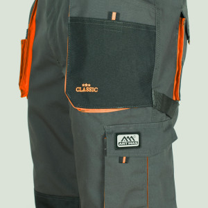 SPODNIE ROBOCZE DO PASA CLASSIC ORANGE ART-MAS