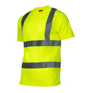 KOSZULKA T-SHIRT ŻÓŁTA ROBOCZA OSTRZEGAWCZA LAHTI PRO