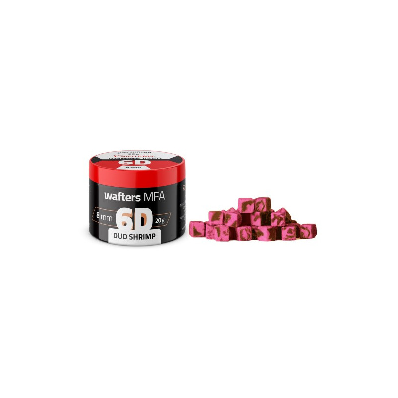 6D WAFTERS MFA DUO SHRIMP 8x8mm 20g  MATCHPRO