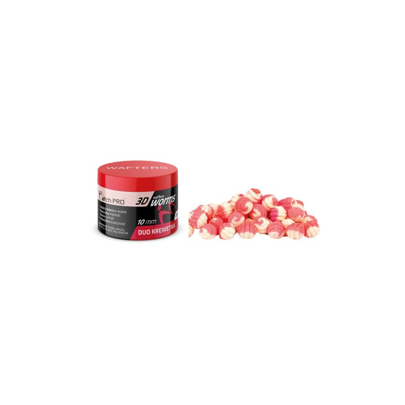 3D WORMS WAFTERS DUO SHRIMP 10mm 20g MATCHPRO