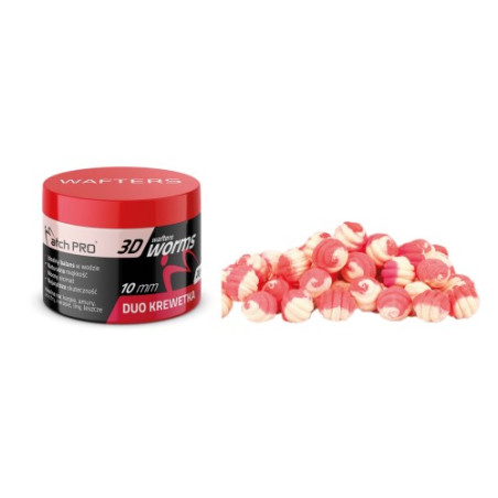 3D WORMS WAFTERS DUO SHRIMP 10mm 20g MATCHPRO
