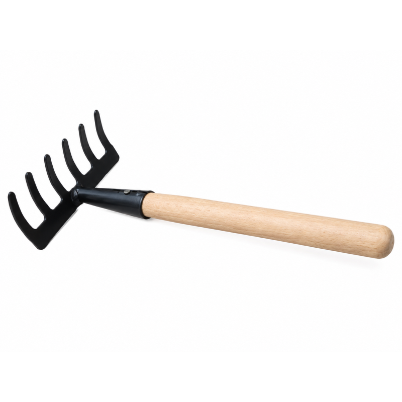Grabki ogrodnicze 6 zębne oprawne l.300mm