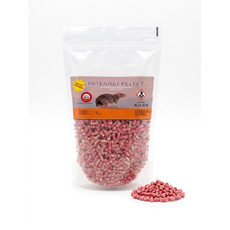 Trucizna  granulat   500g czerwony  PATENRAT