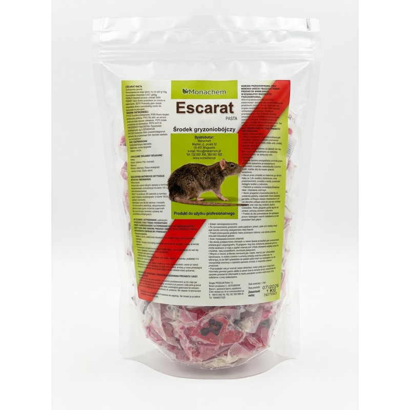 Trucizna   pasta saszetki  500g czerwona