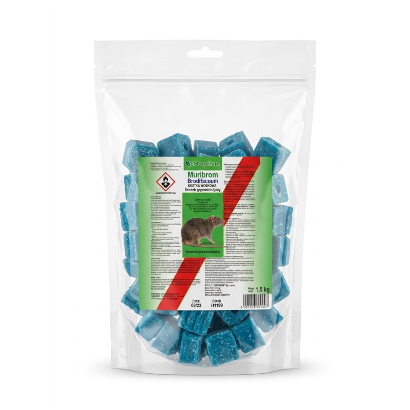 Trucizna   kostka  1500g niebieska