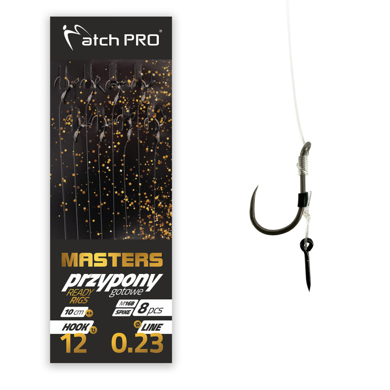 Przypony MF MASTERS SPIKE M16B Nr14/0,20 8szt Mpr