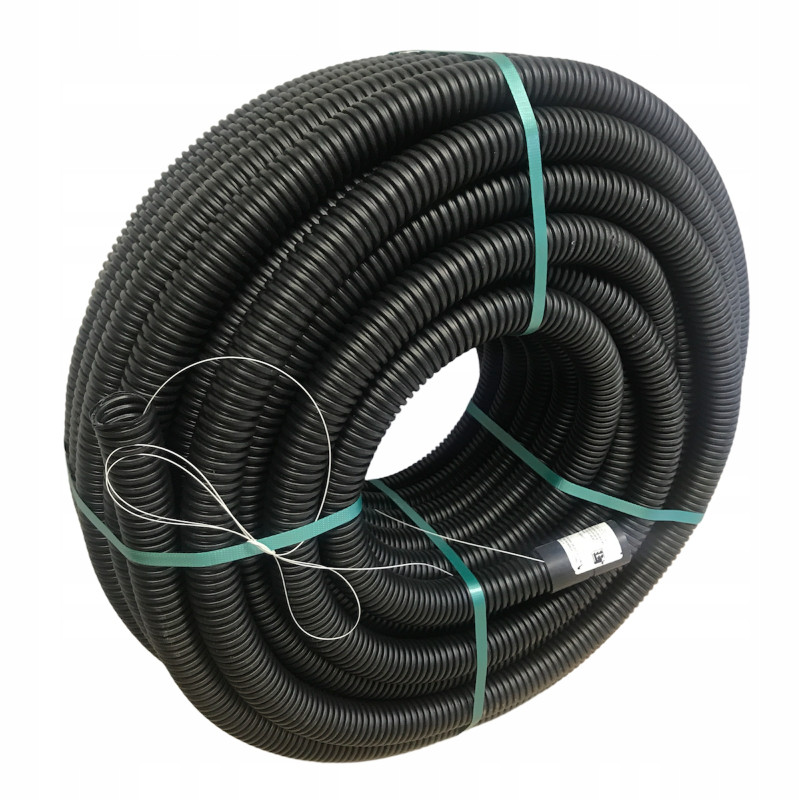 Rura karbowana arot 40mm czarny