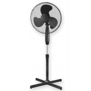 Wentylator stojący 16" czarny 45W