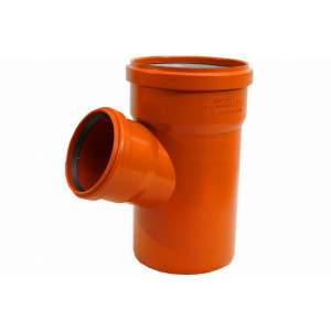 trójnik pomarańczowy redukcyjny PP fi 160/110/67st