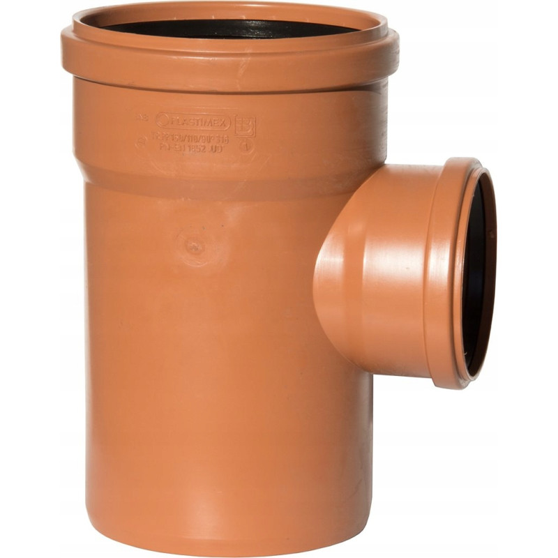 trójnik pomarańczowy redukcyjny PP fi 160/110/87st