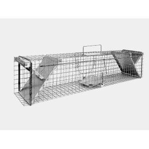 Żywołapka dwuwejściowa zwierzęta   82x17x20cm