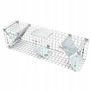 Żywołapka dwuwejściowa zwierzęta   65x17x20cm