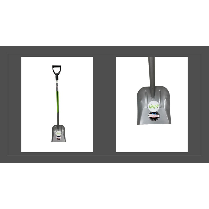 Łopata  piaskowa  oprawna metalowy trzonek hart Wa