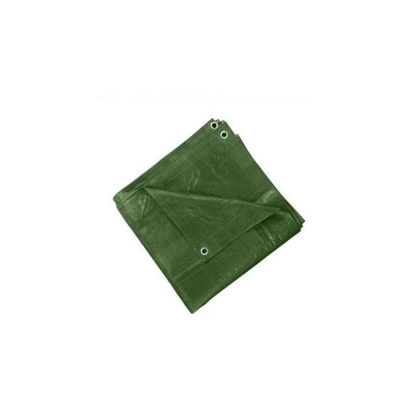 PLANDEKA  4x 5m  zielona ( 90g/m2)