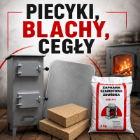 Piecyki, blachy, cegły